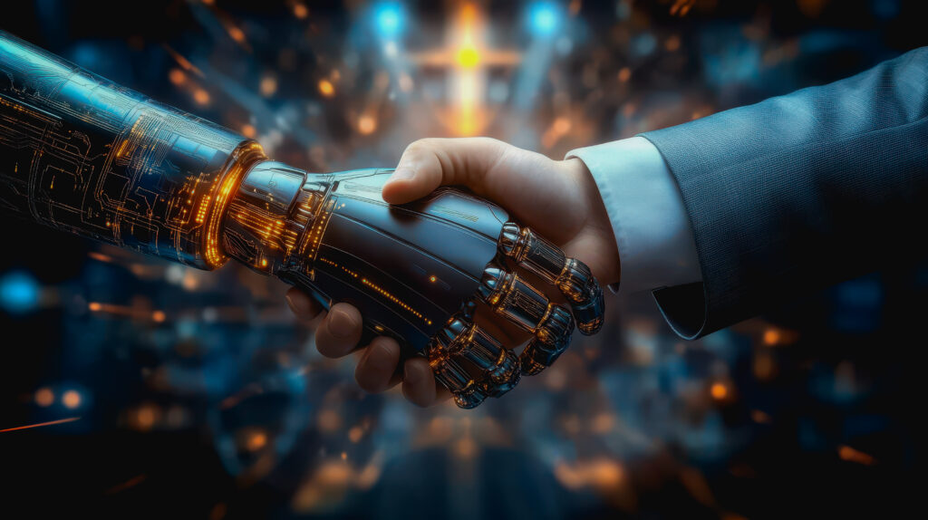 Collaboration between modern technology and Humans for transformation